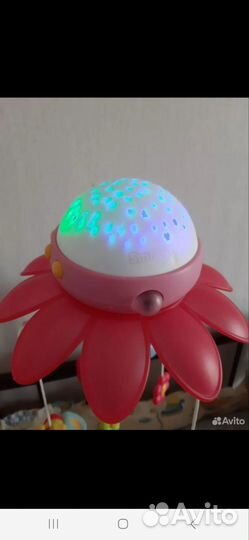 Детский мобиль в кроватку музыкальный