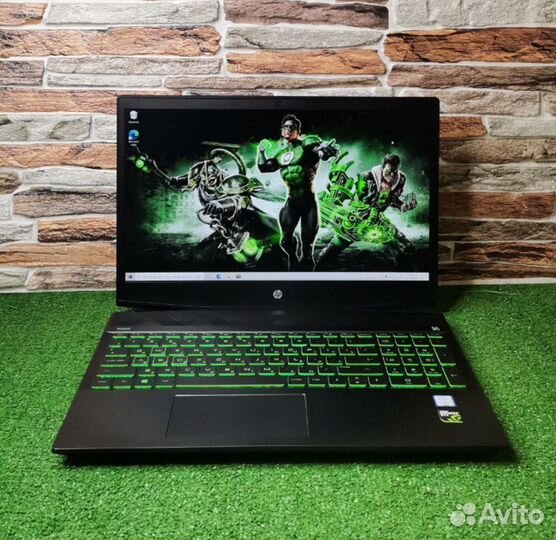 Игровой ноутбук HP pavilion i5 8го/GTX 1050Ti/ssd