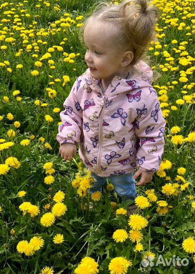 Осенняя ветровка для девочки 86