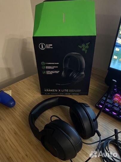 Игровые наушники Razer Kraken X Lite
