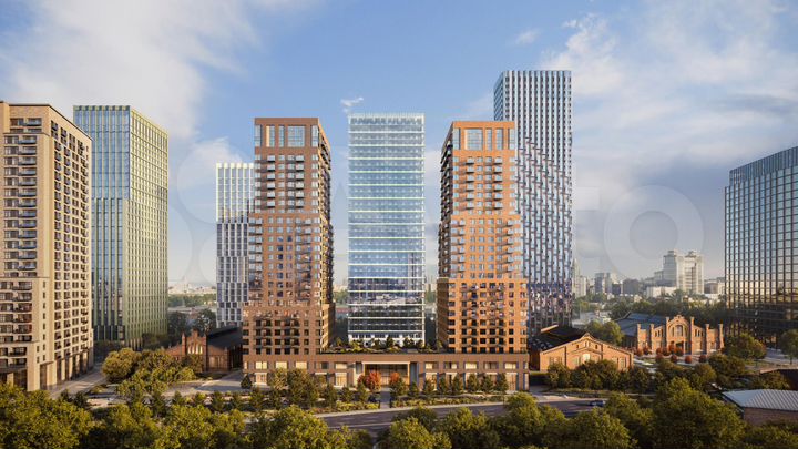 2-к. квартира, 128,6 м², 32/33 эт.