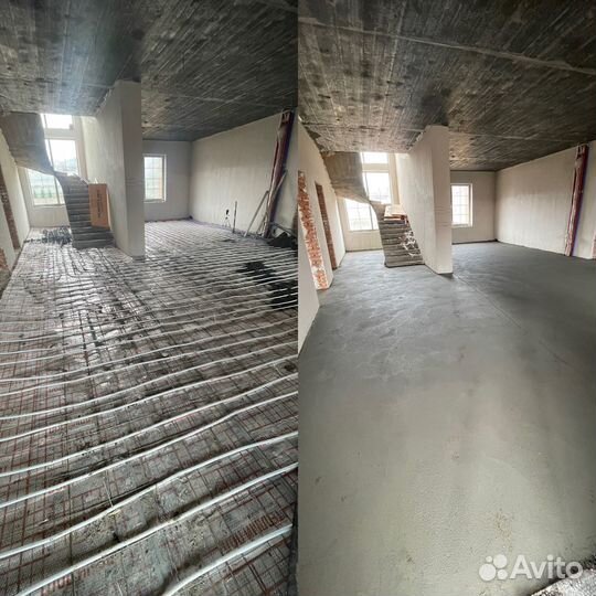 Полусухая стяжка пола