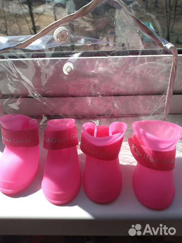 Обувь, носочки, силиконовые сапожки для собак