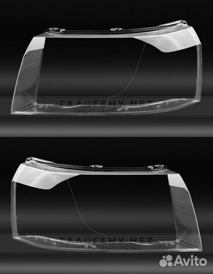 Стекла фар LR Freelander 2010-2012 левое правое