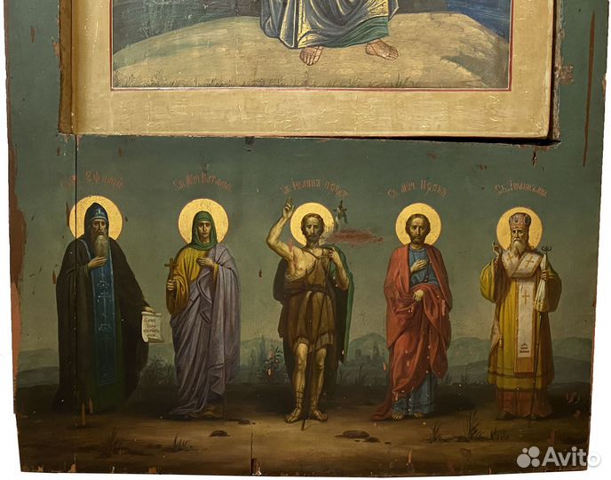 Храмовая икона Рама Пантократор 19 век