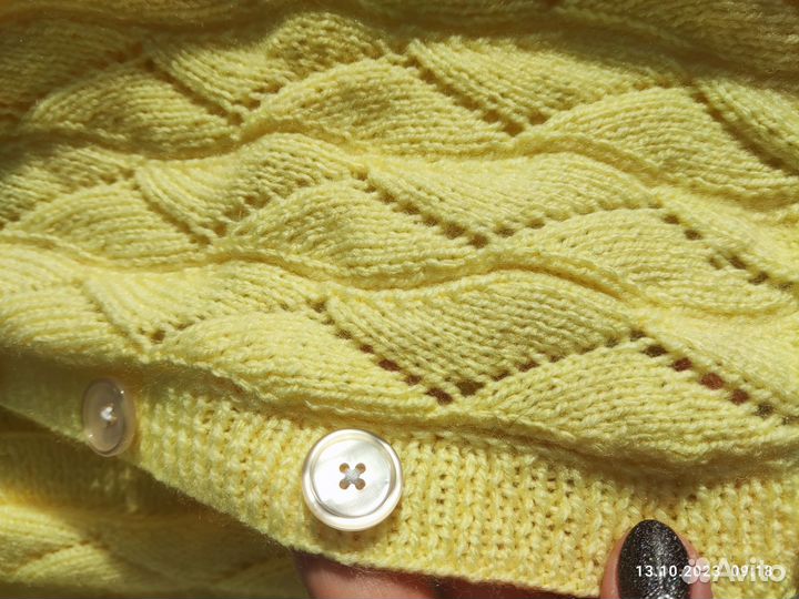 Кардиган вязаный детский ручная работа