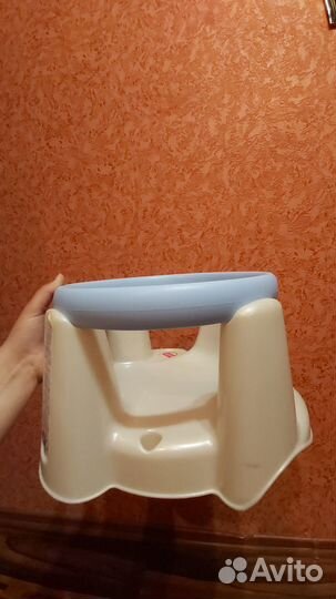 Детская горка для купания и стульчик