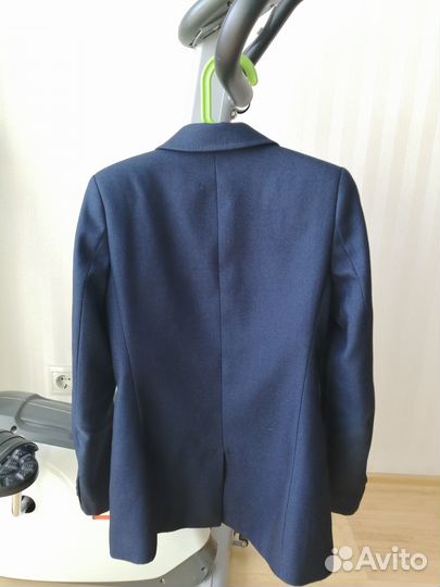 Пиджак, р. 146 темно-синий