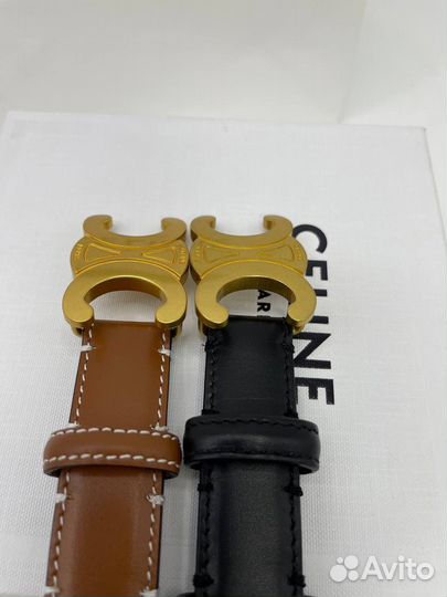 Ремень Celine натуральная кожа