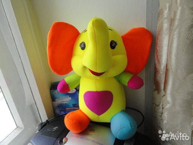 Слоник, милая мягкая игрушка большая новая