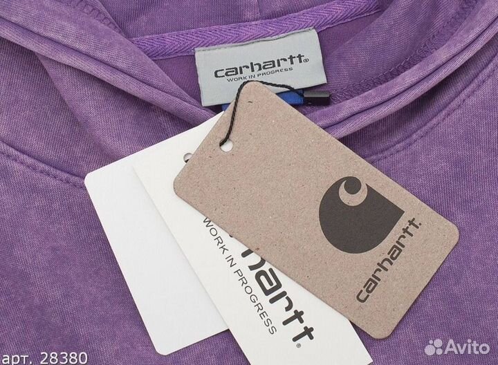 Худи Carhartt фиолетового цвета