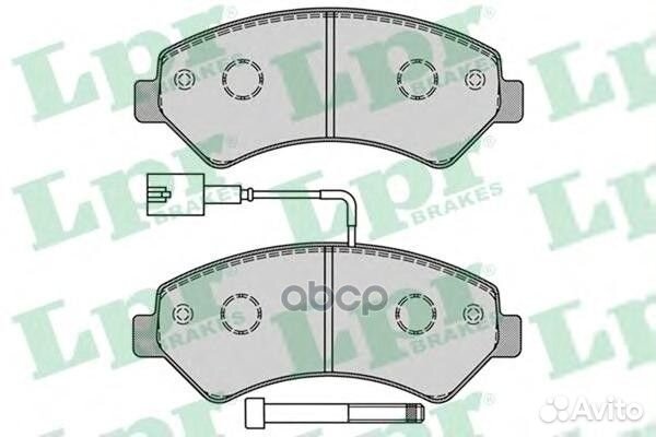 Колодки тормозные citroen jumper/fiat ducato/PE