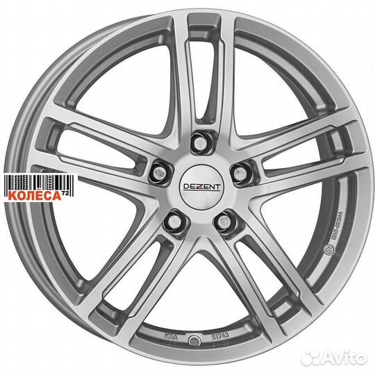 Dezent TZ 7.5x18 5x108 ET52.5 Dia63.4 Silver