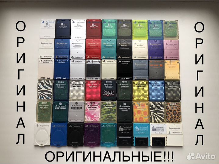 Карта памяти PS2 Оригинал Games