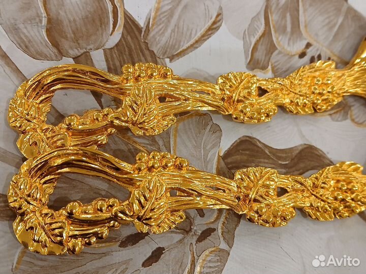 Набор ложек для подачи блюд и салатов золотистые