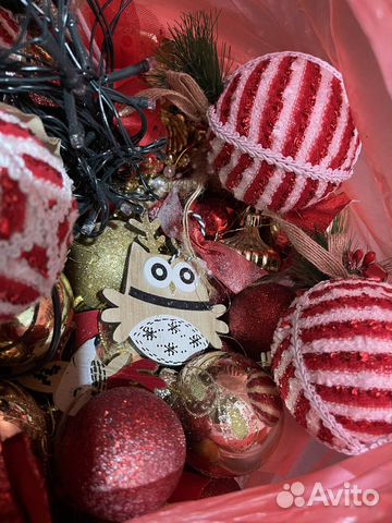 Продам елочные игрушки+гирлянда