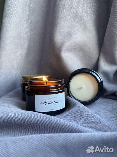 Ароматическая свеча ручной работы