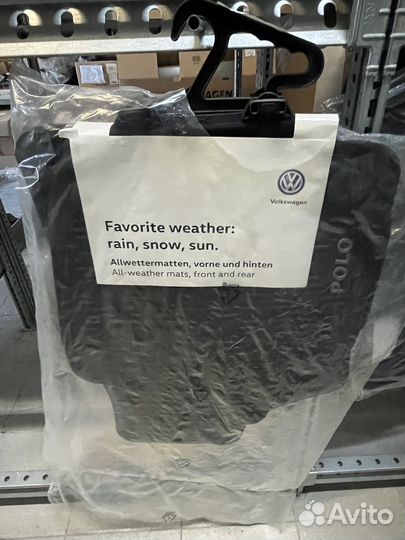 Коврики салона всепогодные 4 шт. Polo NF