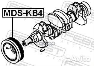 Шкив коленвала MDS-KB4 Febest