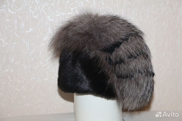 Шапка зимняя меховая женская