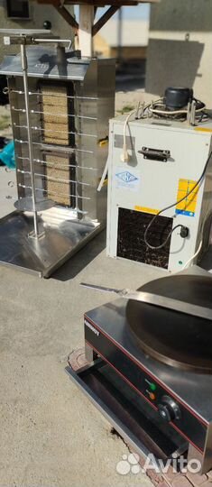 Шаурма аппарат газовый, блинница, охладитель