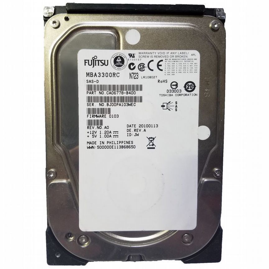[MBA3300RC] Жесткий Диск Fujitsu 300gb Sas Mba3300rc