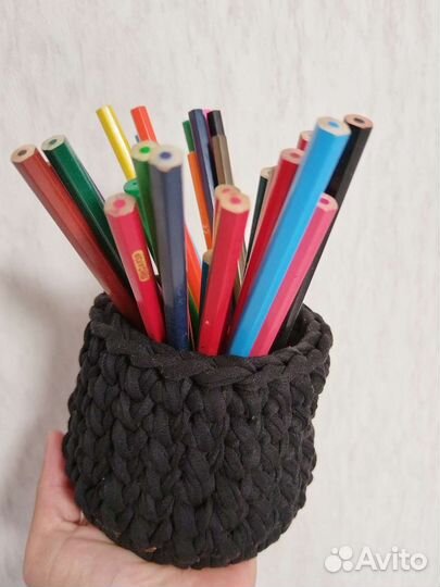 Подставка из трикотажной пряжи