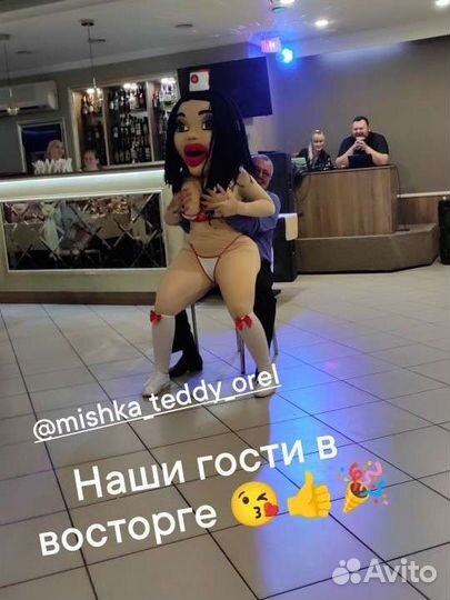 Ростовая кукла Жасмин и Антонио +шуточный стриптиз