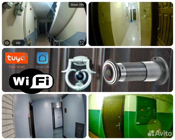 Видеоглазок wifi с датчиком движения