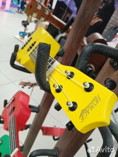 Укулеле сопрано Homage RS-C1 чрн,крс,зел,жлт