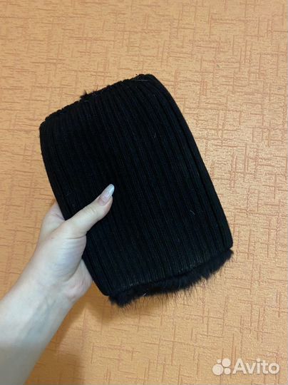 Шапка из кролика/чернобурки