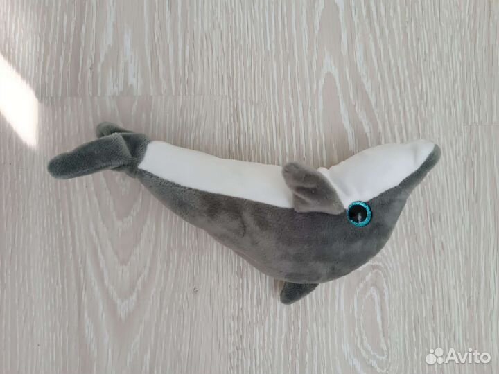 Мягкая игрушка серый дельфин