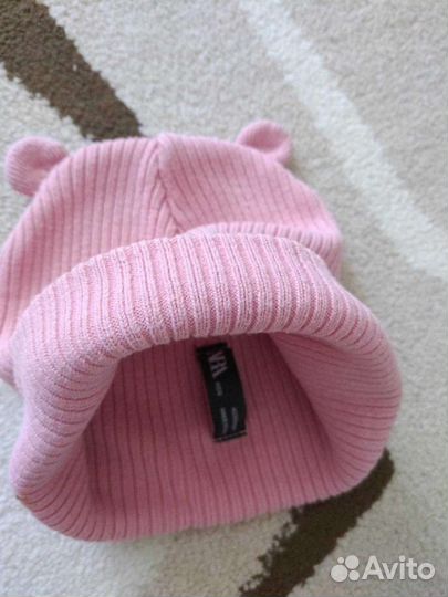 Шапка Zara для девочки размер 52-53