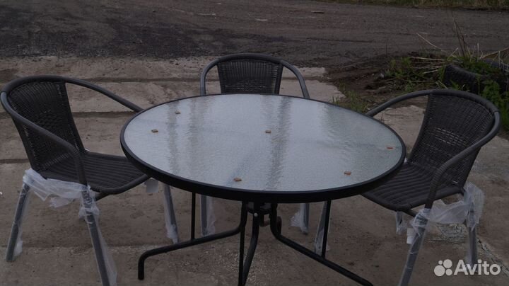 Комплект мебели под ротанг