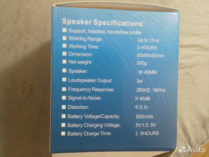 Портативная mini колонка Bluetooth