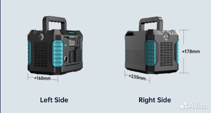 Romoss RS500 электростанция до 1000W
