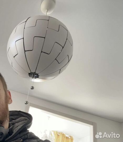 Люстра шар икеа