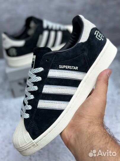 Кроссовки Adidas Superstar Black and White