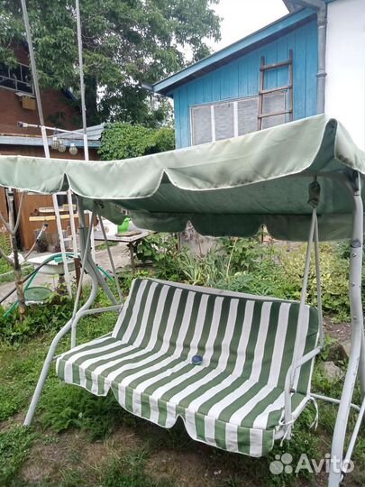 Садовые качели бу