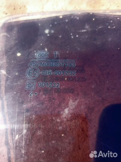 Стекло двери переднее правое Ваз 2115