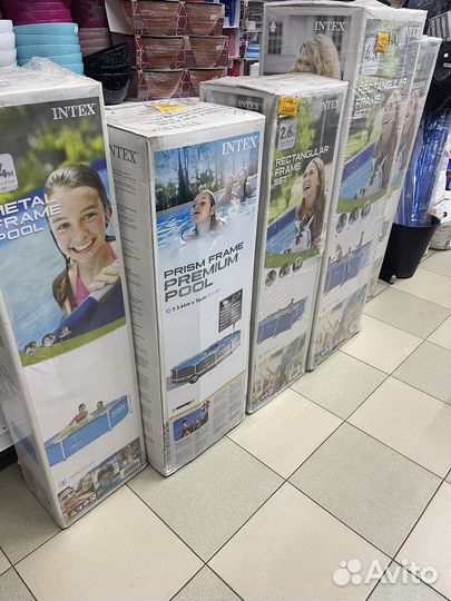 Новые бассейны Intex