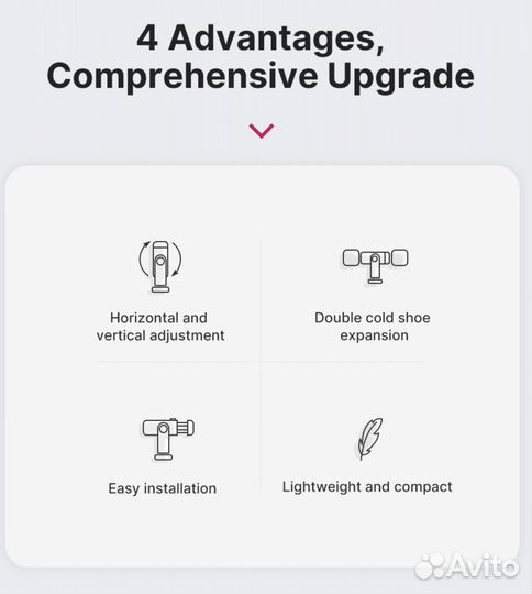 Крепление ulanzi 360 для фото видео на хол башмак