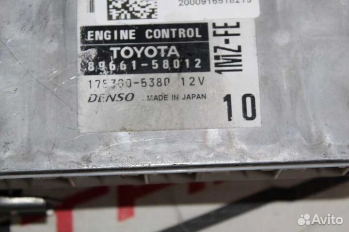 Блок EFI toyota 1MZ-FE alphard MNH10W 8966158012