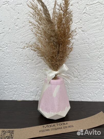 Ваза из гипса