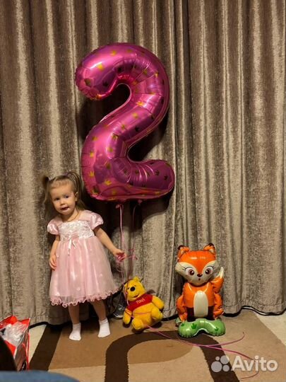 Платье розовое для девочки