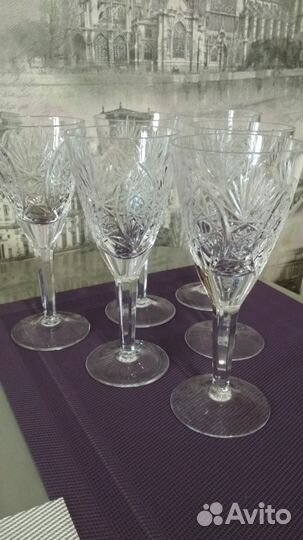 Стопки, бокалы. Хрусталь