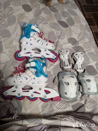 Детские ролики и защита