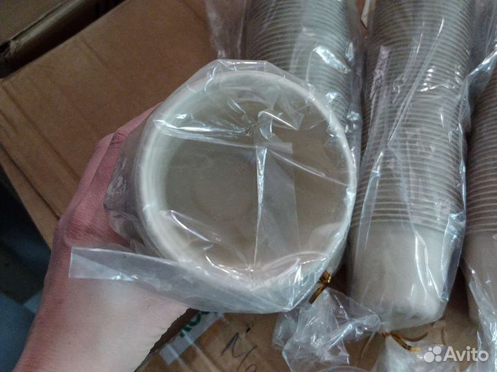 Соусники одноразовые с крышкой биоразлаг. 200шт