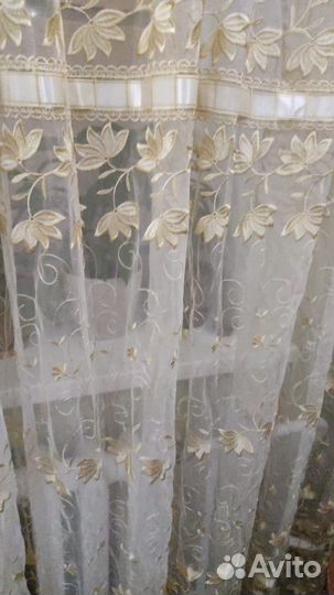 Штора тюль органза