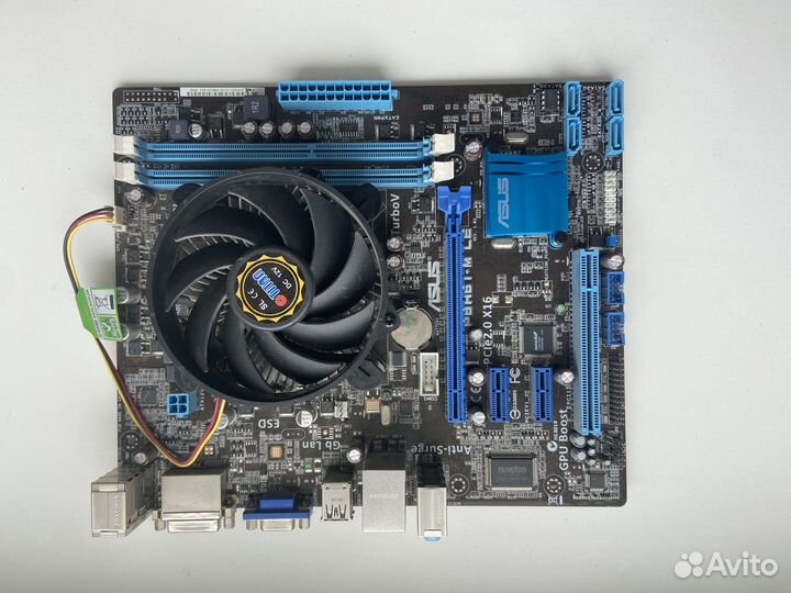Материнская карта asus P8H 61-m le с кулером